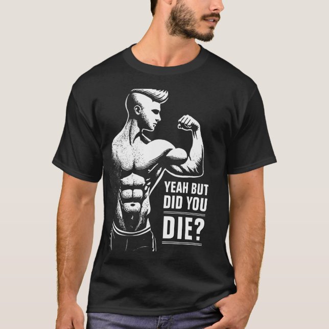 Camiseta Motivação de criação de bases de cálculo do Gym de (Frente)