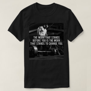Camiseta Motivação de criação de corpo