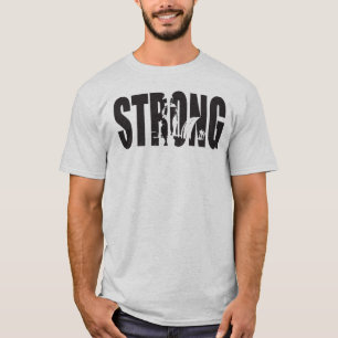 Camiseta Motivação de Levantamento de Peso - FORTE