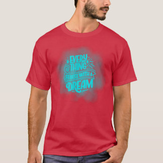Camiseta Motivação de Mensagens Positivas de crio Inspirado
