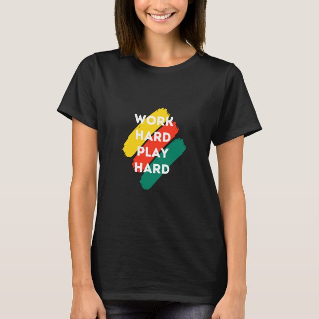 Camiseta Motivação de Moção e Texto Positivo (Frente)