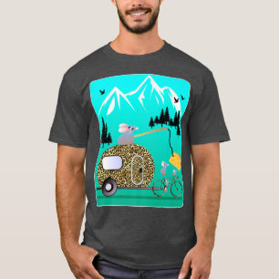 CAMISETA MOTIVAÇÃO DE QUEIJO MOTIVAÇÃO DE CAMPER BIKE TOUR