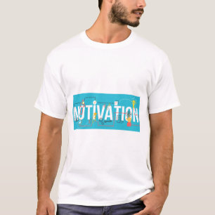 Camiseta Motivação – Design de Tipografia Minimalista Moder