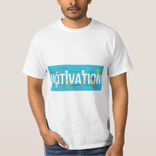 Camiseta Motivação – Design de Tipografia Minimalista Moder