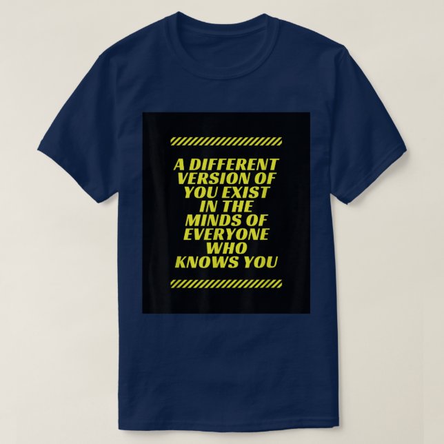 Camiseta Motivação ditas visão filosófica do mundo (Frente do Design)