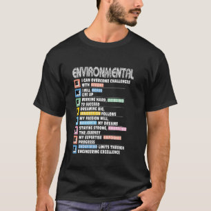 Camiseta Motivação do Engenheiro ambiental