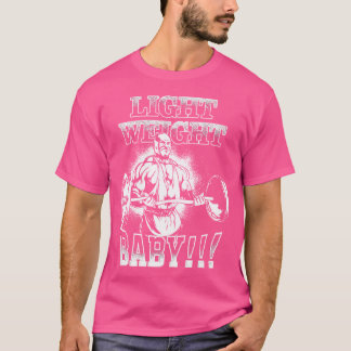 Camiseta Motivação do Gym Bicep Bicep Barbell de Peso Leve