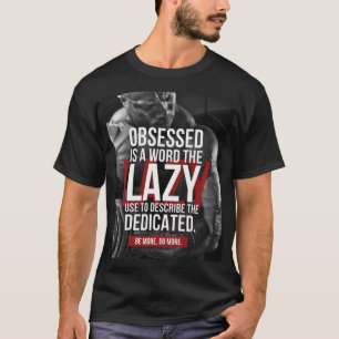Camiseta Motivação do Gym "Construção de corpo"