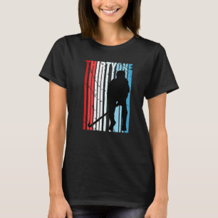 Camiseta Motivação do Jogador de Aniversário do Hóquei no C