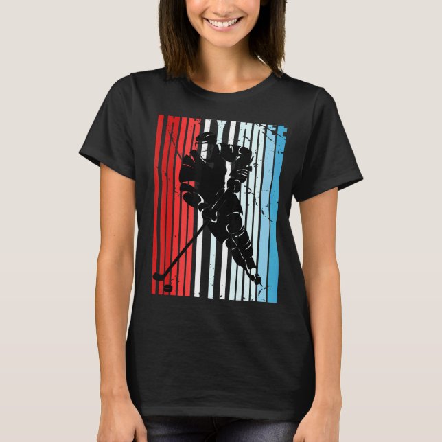 Camiseta Motivação do Jogador de Aniversário do Hóquei no G (Frente)