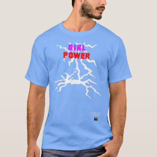 Camiseta Motivação do Poder das Meninas - Gráfico de Slogan