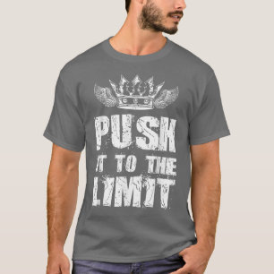 Camiseta Motivação Empurra-A Para O Limite Do Comboio De Gy