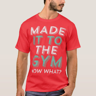 Camiseta Motivação Engraçada de Gym para Exercício de Worko