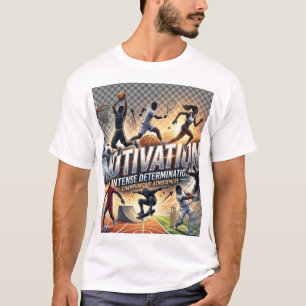 Camiseta Motivação Esportiva Tamil   Determinação Intensa  