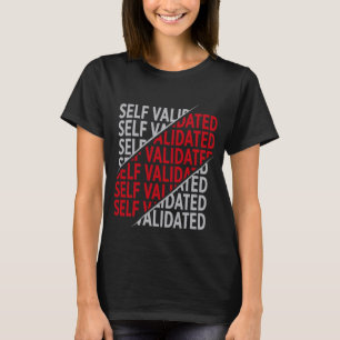 Camiseta Motivação Inspiracional Autovalidada Aspas A