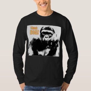 Camiseta Motivação Inspiracional Cotação Gorilla Pop Art