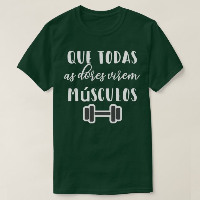 Camiseta motivação malhação (Frente do Design)