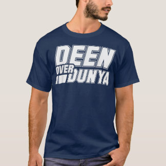Camiseta Motivação Muçulmana Dizendo Citação Islâmica Deen