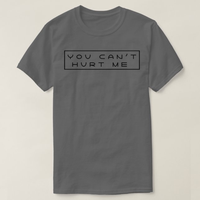 Camiseta Motivação não pode me machucar. (Frente do Design)