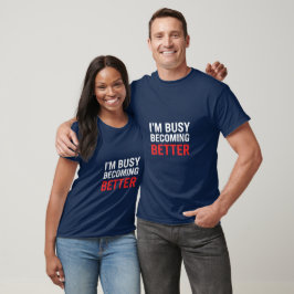 Camiseta Motivação Ousada para Academia - Estou Ocupado Mel