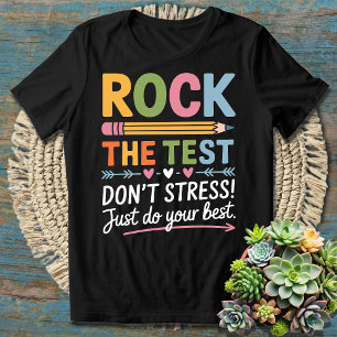 Camiseta Motivação para o Dia do Teste - Detone no Teste, S