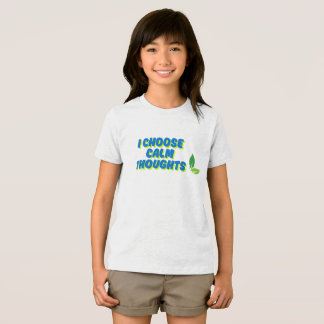 Camiseta Motivação Positiva Escolho Pensamentos Calmos