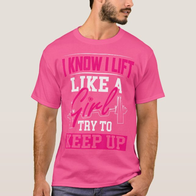 Camiseta Motivação Potente Eu Sei Que Levanto Como Uma Meni (Frente)