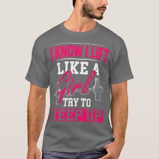 Camiseta Motivação Potente Eu Sei Que Levanto Como Uma Rapa