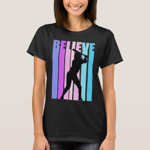 Camiseta Motivação Raparigas Baseball Birthday Team Treinad