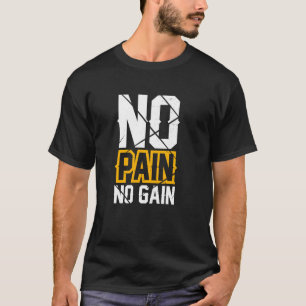 Camiseta Motivação Sem Dor Sem Ganho Esporte Academia