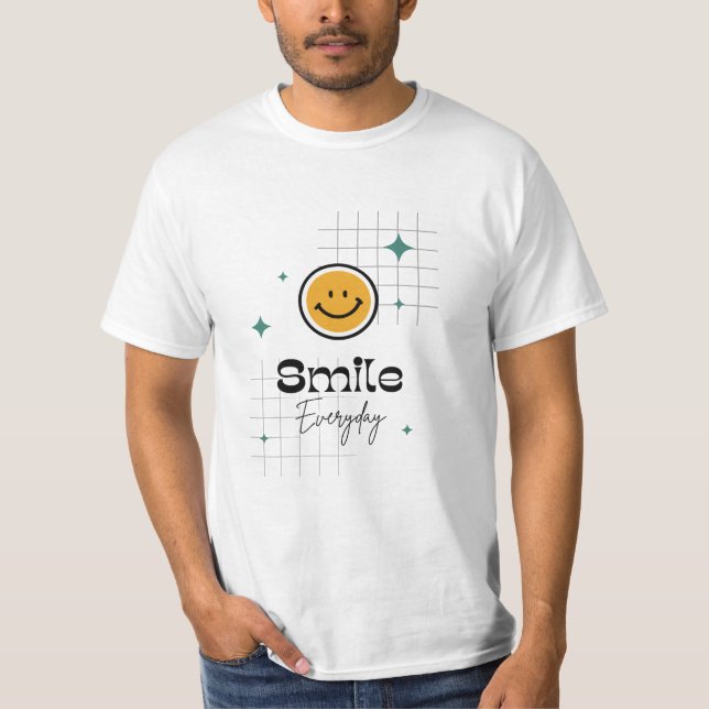 Camiseta Motivação: Sorria e Aproveite (Frente)