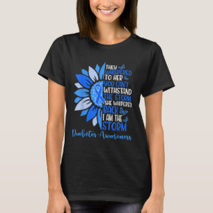 Camiseta Motivação Suporte Esquadrão Diabetes Azuis De Gira