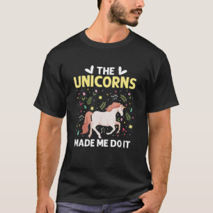 Camiseta Motivação Unicórnio arco-íris Os unicórnios me fiz
