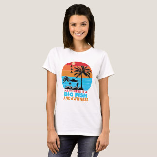 Camiseta Motivacional Citação Felicidade É Um Gran
