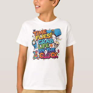 Camiseta Motivacional Colorida – Tempo