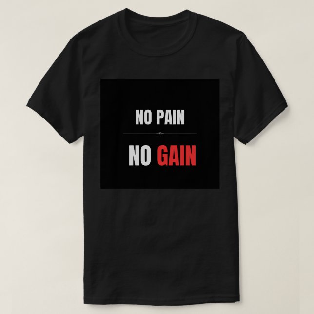 Camiseta Motivacional de Academia de Levantamento  (Frente do Design)