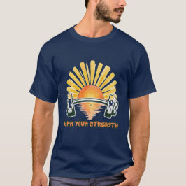 Camiseta Motivacional de Academia 'Ganhe Sua Força