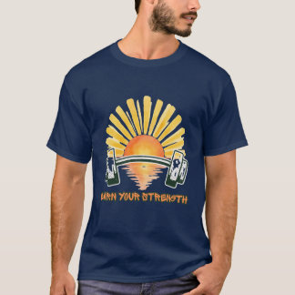 Camiseta Motivacional de Academia 'Ganhe Sua Força
