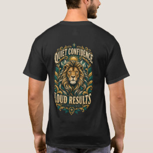 Camiseta Motivacional de Confiança Silenciosa e Re