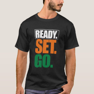 Camiseta Motivacional de Fitness Pronto, Vamos Lá,