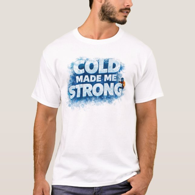 Camiseta Motivacional de Força no Inverno (Frente)