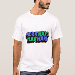 Camiseta Motivacional do Duro de Trabalho - Hustle