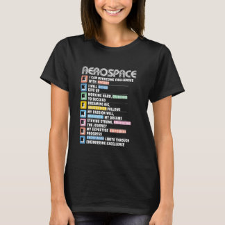Camiseta Motivacional Engenheiro Aeroespacial