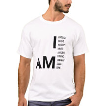 Camiseta Motivacional EU SOU Rei – Afirmação Posit