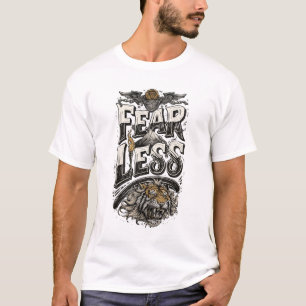 Camiseta Motivacional Fearless Tiger Mountain Masc
