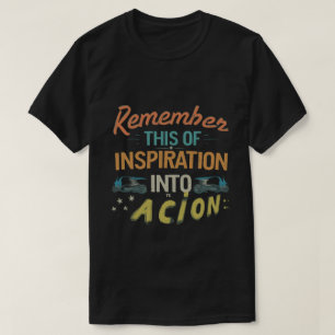 Camiseta Motivacional Multicolorida