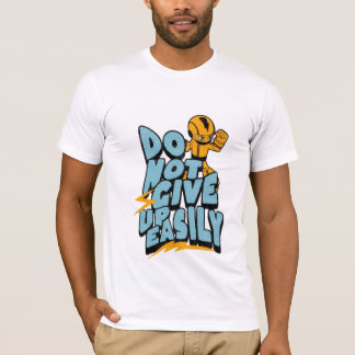 Camiseta Motivacional Não Desista Facilmente