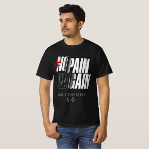 Camiseta Motivacional Negrito Sem Dor Sem Ganho
