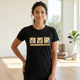 Camiseta Motivacional Pilates é Minha Terapia
