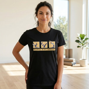 Camiseta Motivacional Pilates é Minha Terapia